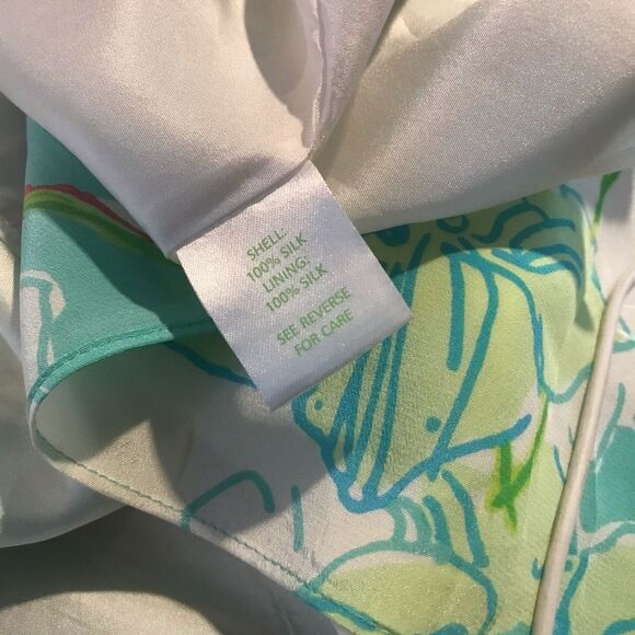 Lilly Pulitzer Madly Glamorous Harper Beaded Shift Dress 100% Silk Women Size 6 - Picture 12 of 15